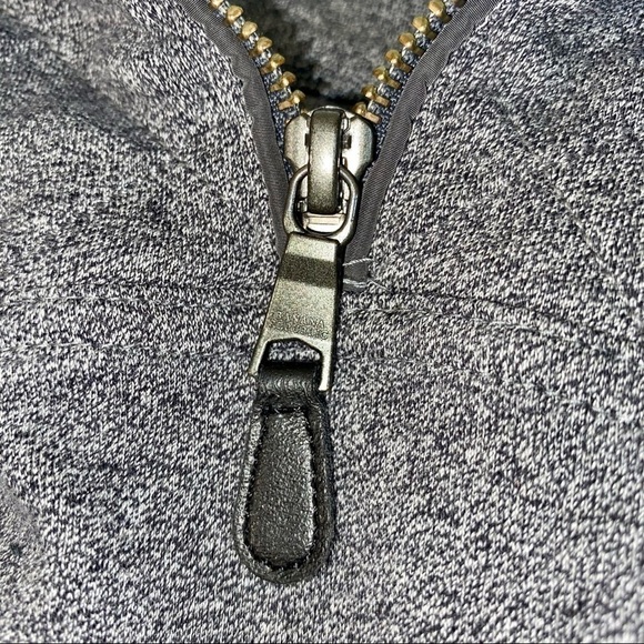 Banana Republic Pullover 1/4 Zip Jacket Quilted Long Sleeve Unisex Top - Picture 6 of 9